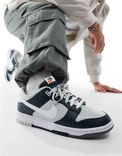 nike dunks dunkelgrün|nike dunk low retro grau.